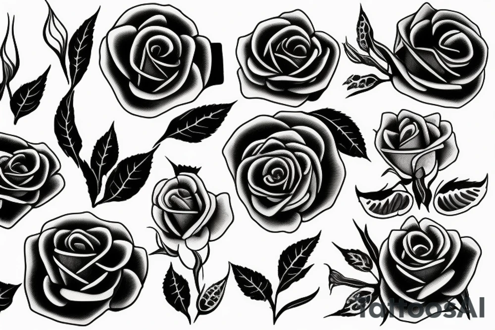 Roses tattoo idea