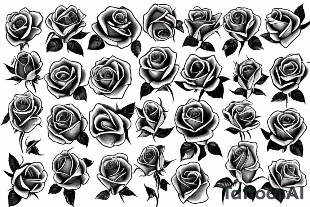 Roses tattoo idea