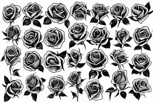 Roses tattoo idea