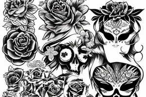something like this https://www.pinterest.de/pin/978688562750517247/ tattoo idea