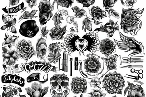 something like this https://www.pinterest.de/pin/978688562750517247/ tattoo idea