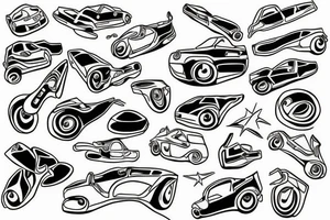 Suzuki Alto 2003 tattoo idea