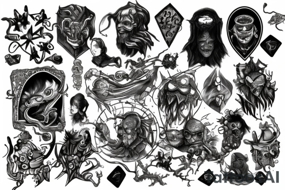 nerd d&d tattoo idea
