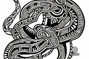 Black Panther and holy cross tattoo idea