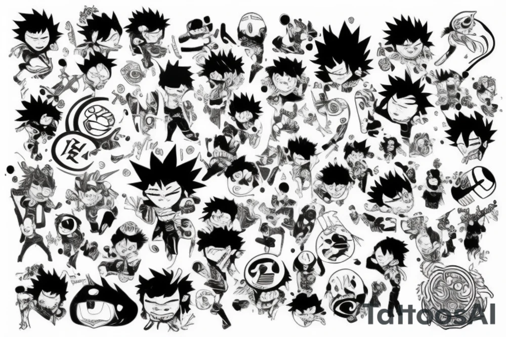 Deku Tokyo Manji Gang tattoo idea