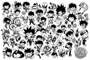 Deku Tokyo Manji Gang tattoo idea