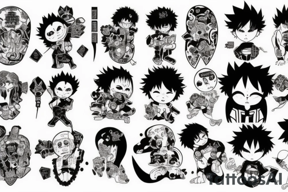 Deku Tokyo Manji Gang tattoo idea