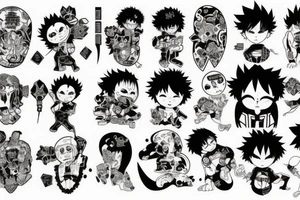 Deku Tokyo Manji Gang tattoo idea