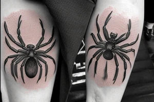 Jumping spider tattoo idea