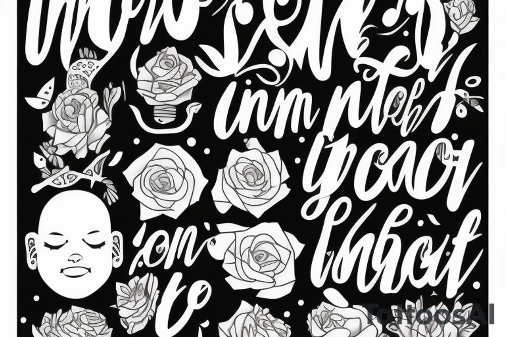 I am enough. As I am. No More, No less tattoo idea