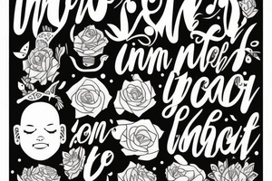 I am enough. As I am. No More, No less tattoo idea