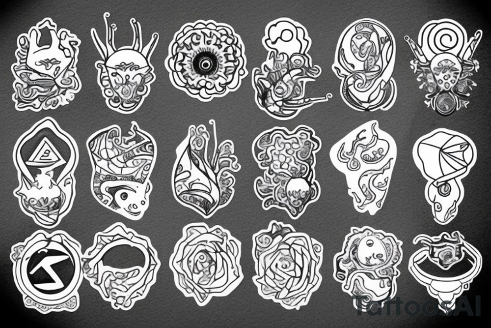 electric sea sheep tattoo idea