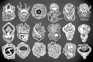 electric sea sheep tattoo idea