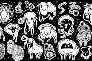 electric sheep tattoo idea