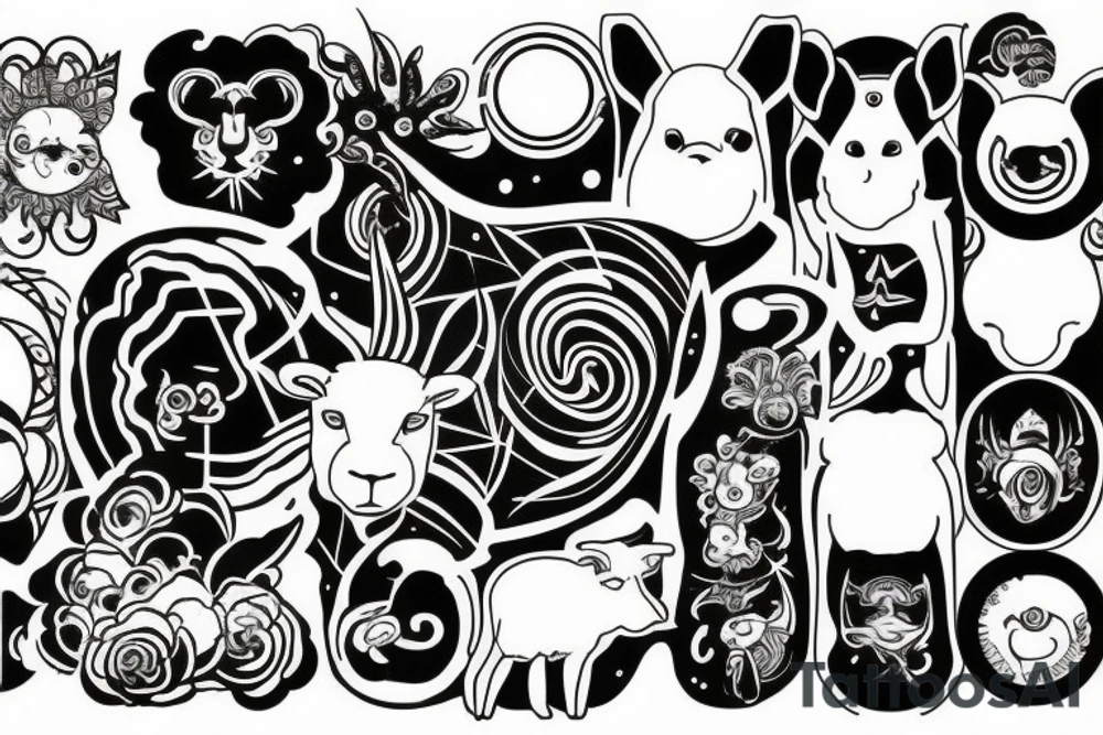 electric sheep tattoo idea