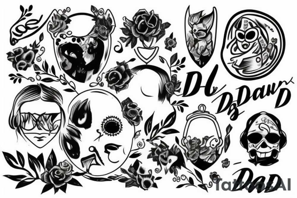 Dad and daugther tattoo idea