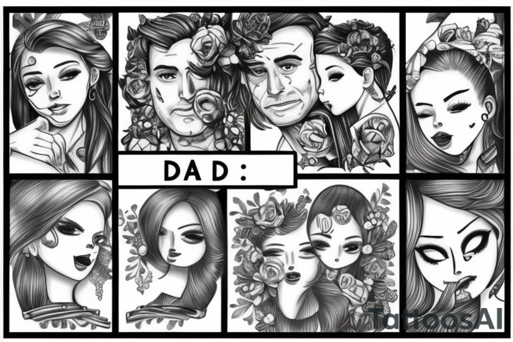 Dad and daugther tattoo idea