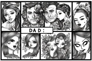 Dad and daugther tattoo idea