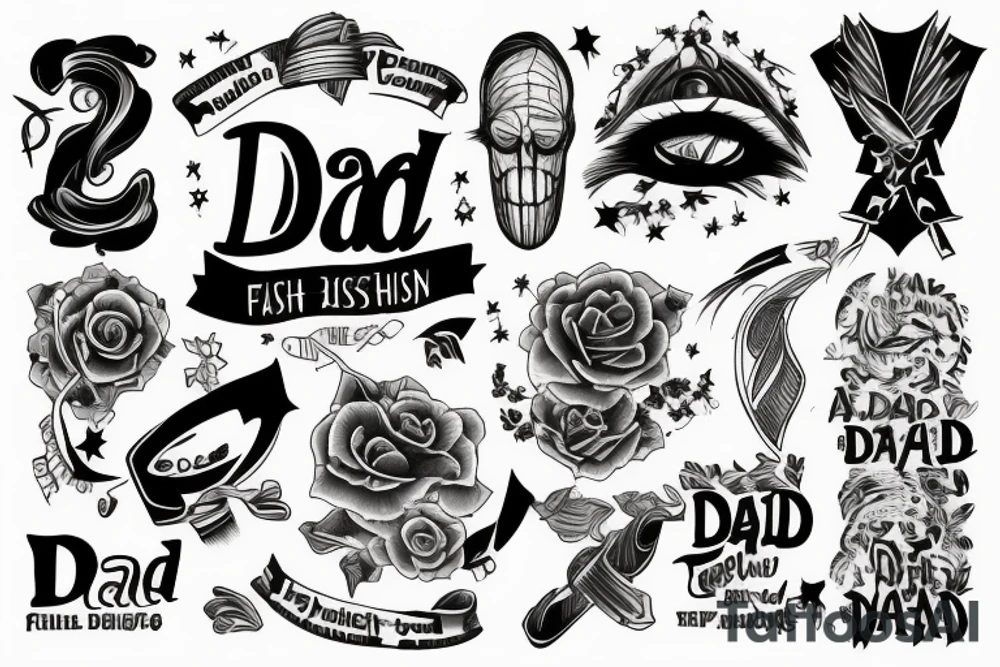 Dad passed away tattoo idea