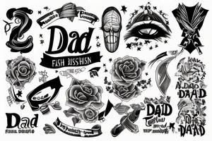 Dad passed away tattoo idea