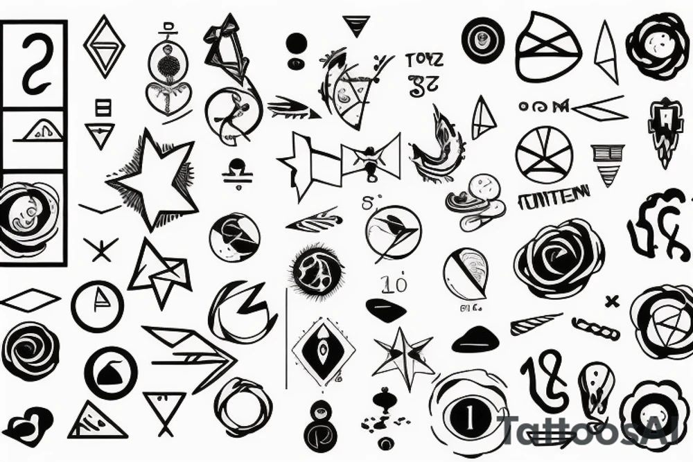 binary system tattoo idea