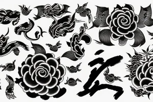 8 in chinese tattoo idea