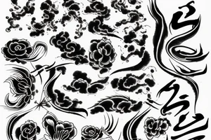 8 in chinese tattoo idea