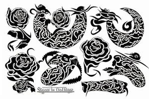 eight in chinese tattoo idea