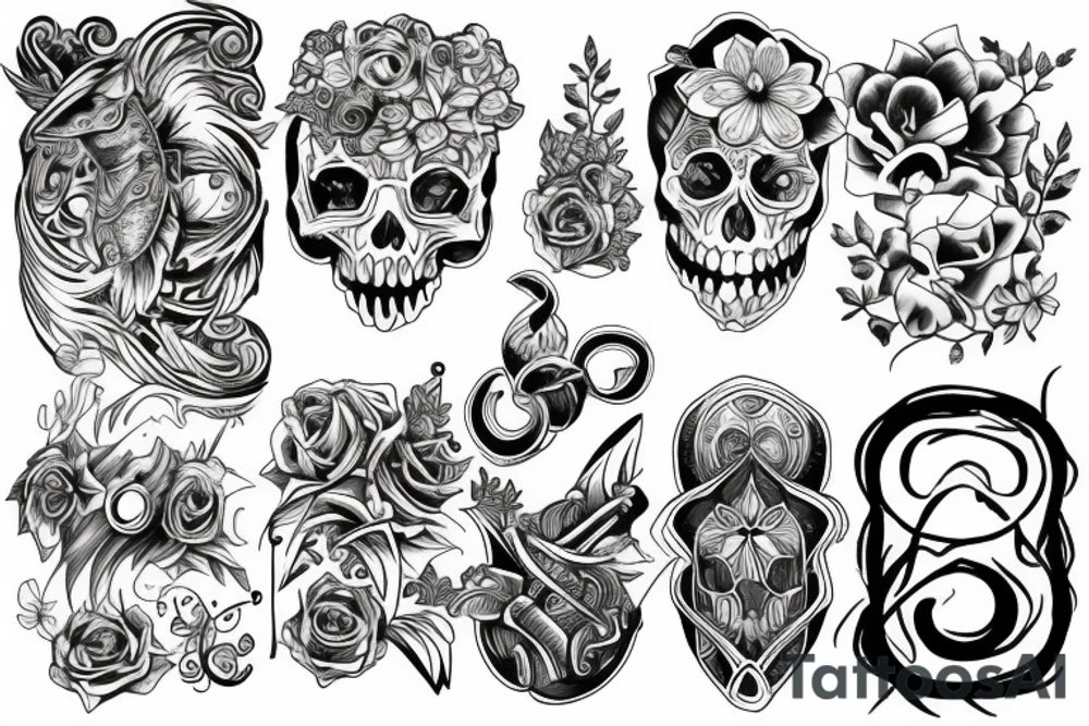 eight tattoo idea