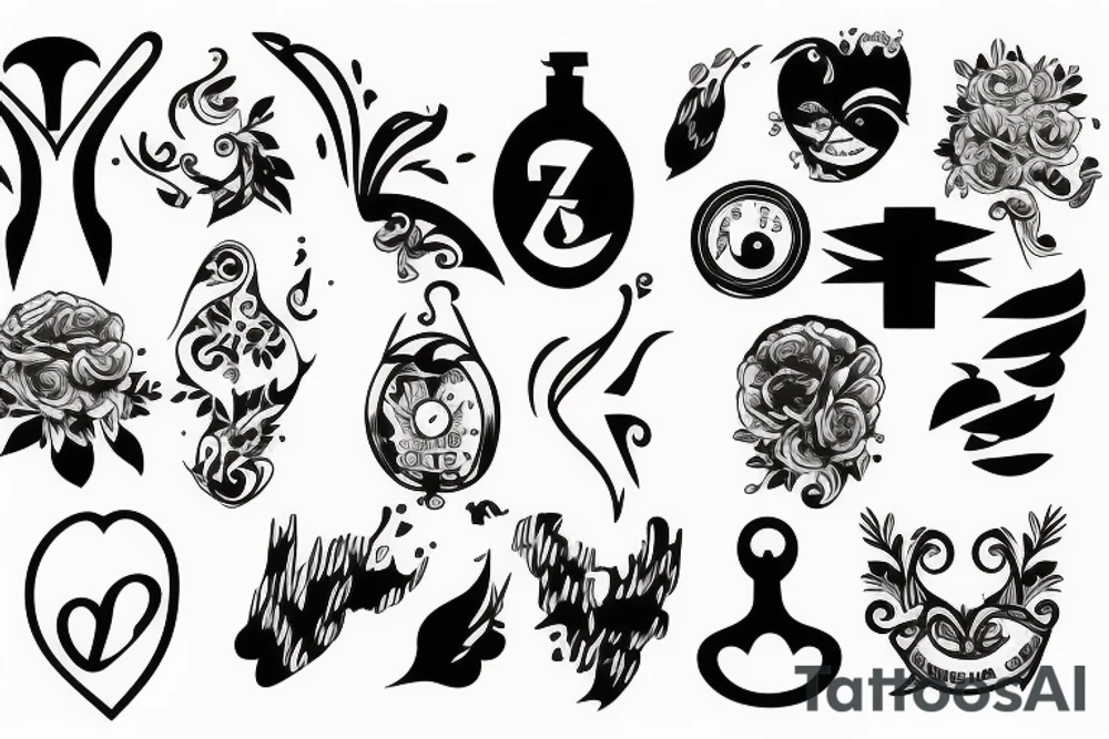 Bond between two people tattoo idea