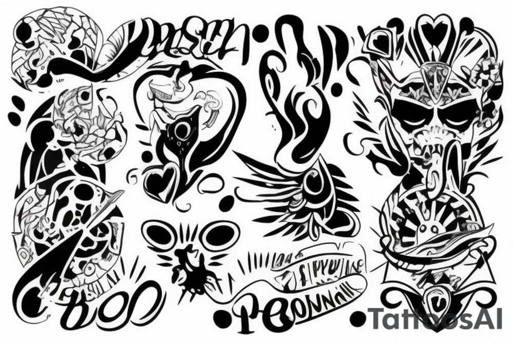 Bond between two people tattoo idea