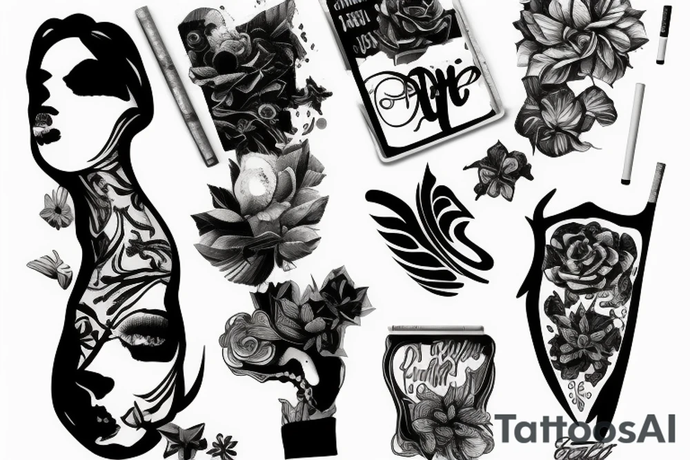 Cigarette tattoo idea