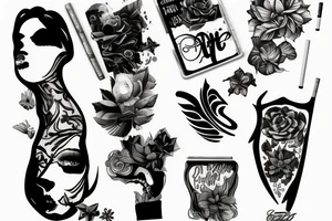 Cigarette tattoo idea