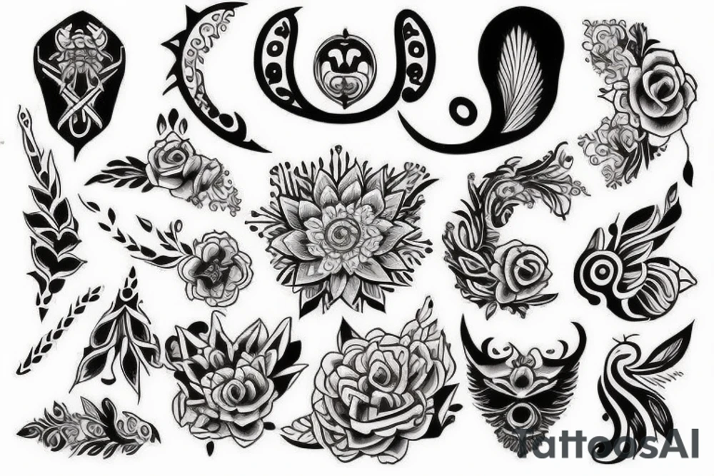 I want a tatoo for name : anuja or anu tattoo idea