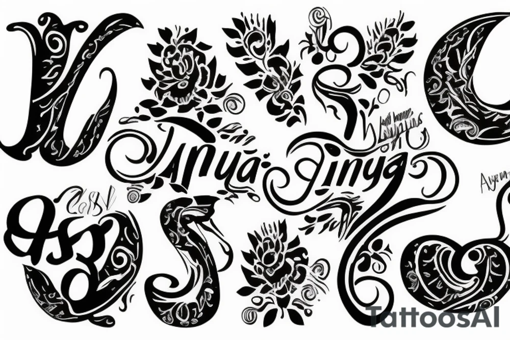 anuja or anu tattoo idea