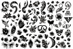 Female symbol tattoo idea