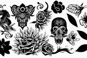 Chim lạc tattoo idea