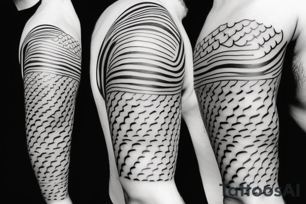 Man tatto  , surf tattoo idea