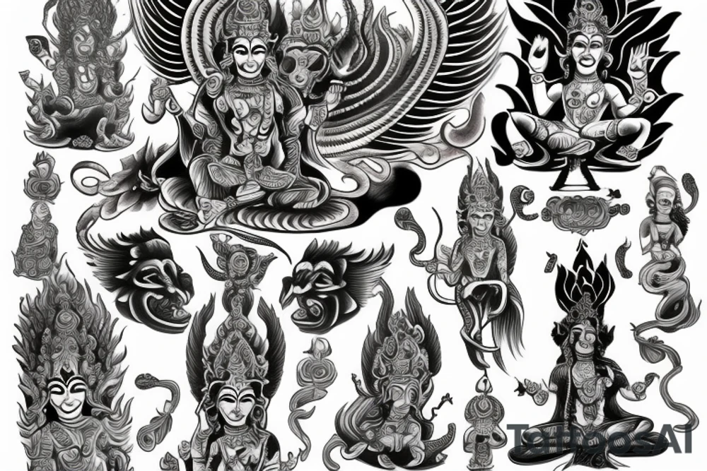 Vishnu tattoo idea