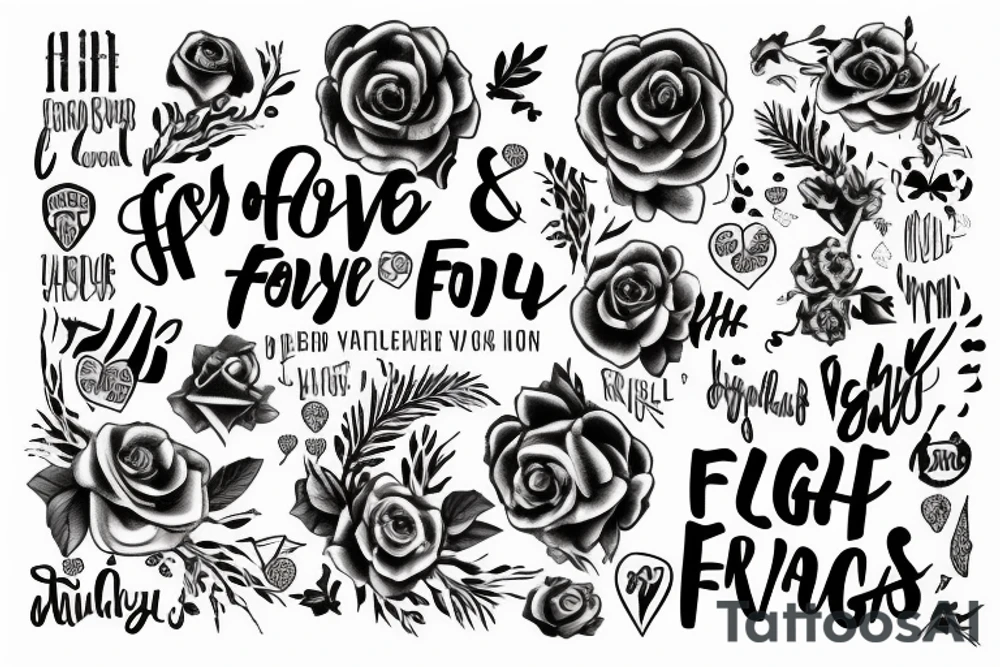 Forgive and Forget tattoo idea