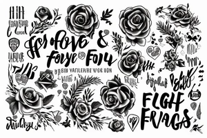 Forgive and Forget tattoo idea