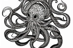 Kraken sleeve to cover a deltoide tattoo tattoo idea