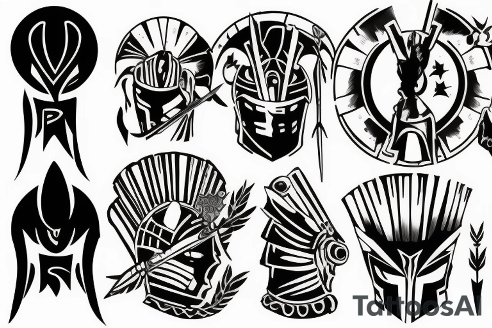 Spartan tattoo idea