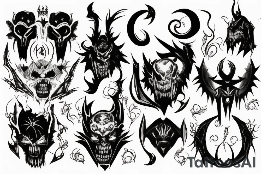 demons of the night tattoo idea