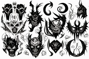 demons of the night tattoo idea