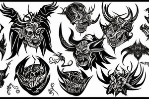 demons of the night tattoo idea