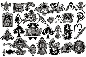 Ace of Spades tattoo idea