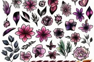 Flower tattoo idea