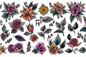 Flower tattoo idea