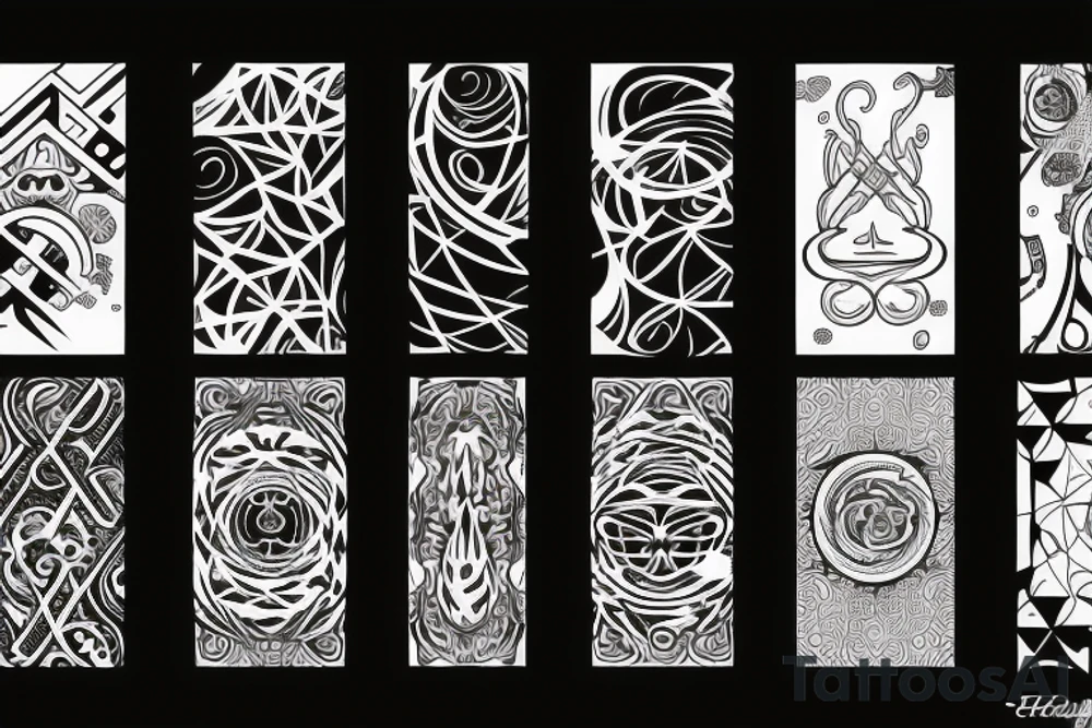 5 element space , hollow tattoo idea